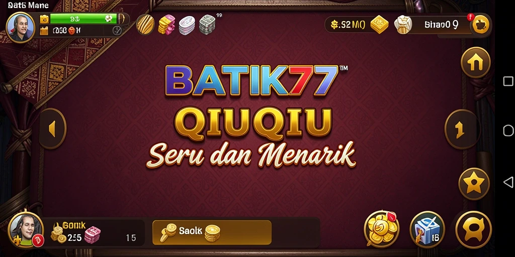 Tampilan gameplay QiuQiu yang seru dan mendebarkan.