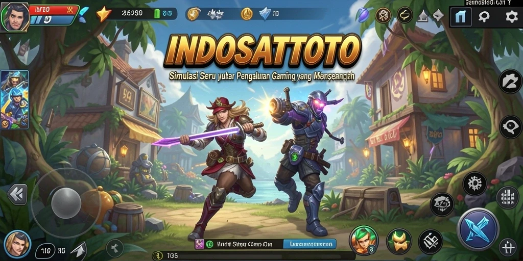 Tampilan gameplay menarik dari INDOSATTOTO yang menampilkan simulasi yang interaktif.
