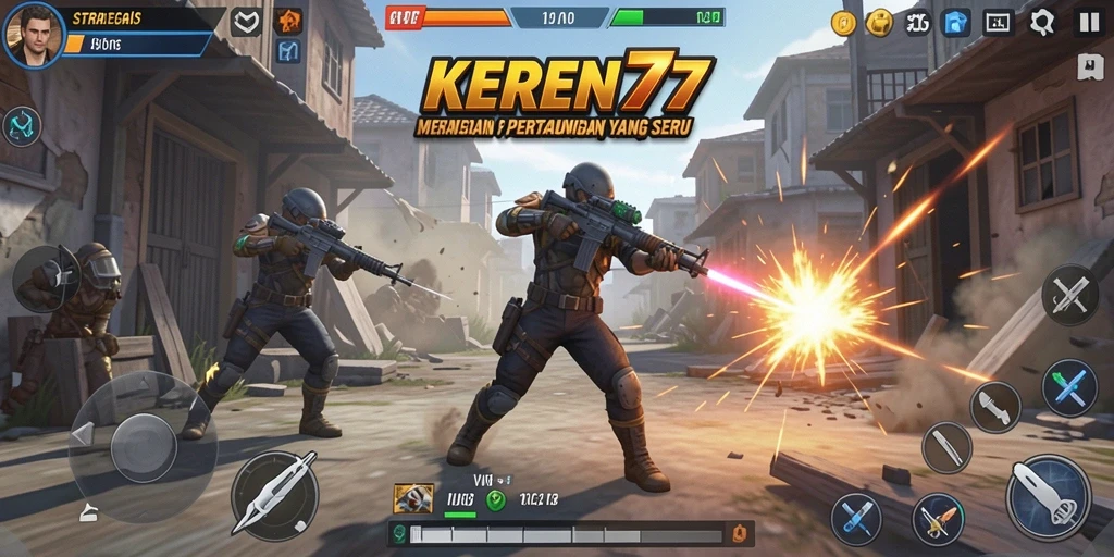Tampilan gameplay KEREN77 yang mendebarkan dengan strategi yang menantang.