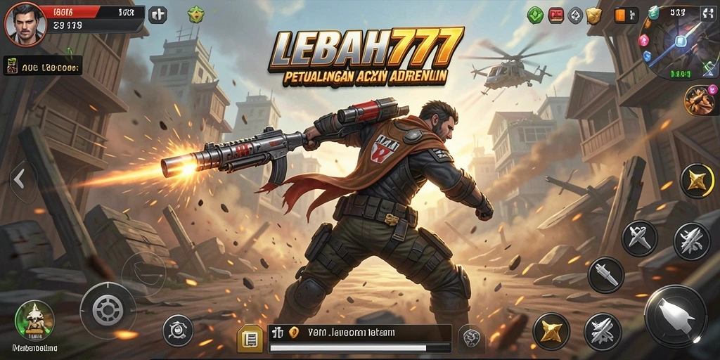 Tampilan gameplay seru LEBAH777 penuh aksi dan petualangan.