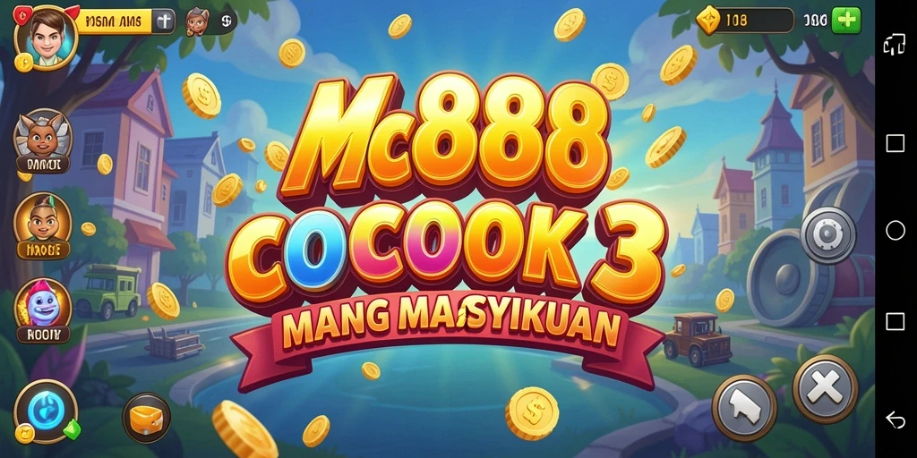 Tampilan gameplay menarik dari MC888 yang mengundang pemain.