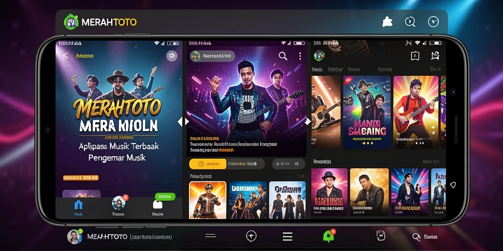 Tampilan menarik permainan musik di MERAHTOTO