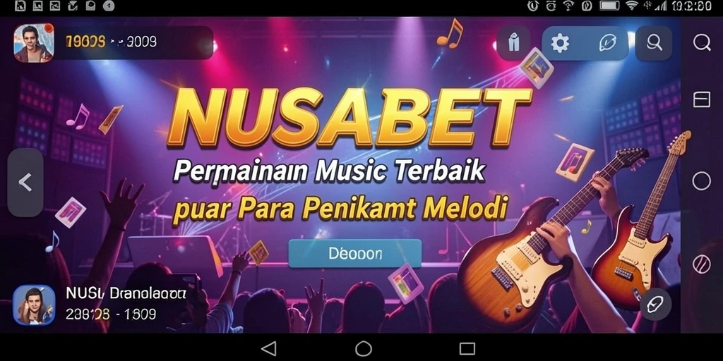 Tampilan gameplay NUSABET yang interaktif dan penuh warna.