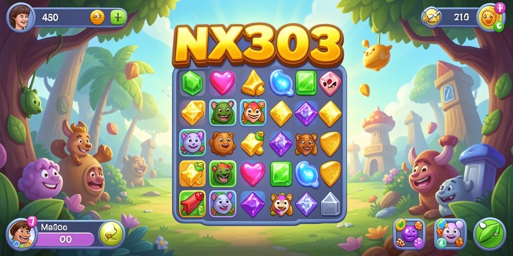 Tampilan gameplay NX303 yang menantang dan menyenangkan.