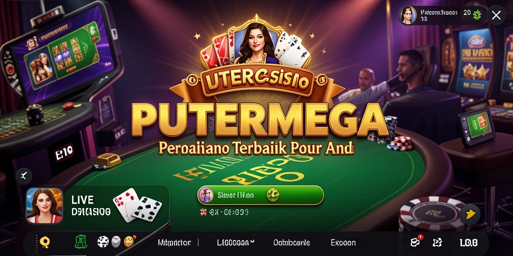 Tampilan gameplay Live Casino yang mendebarkan di PUTERMEGA.