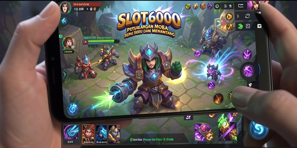 Gameplay SLOT6000 yang seru dan menegangkan dalam aksi MOBA.