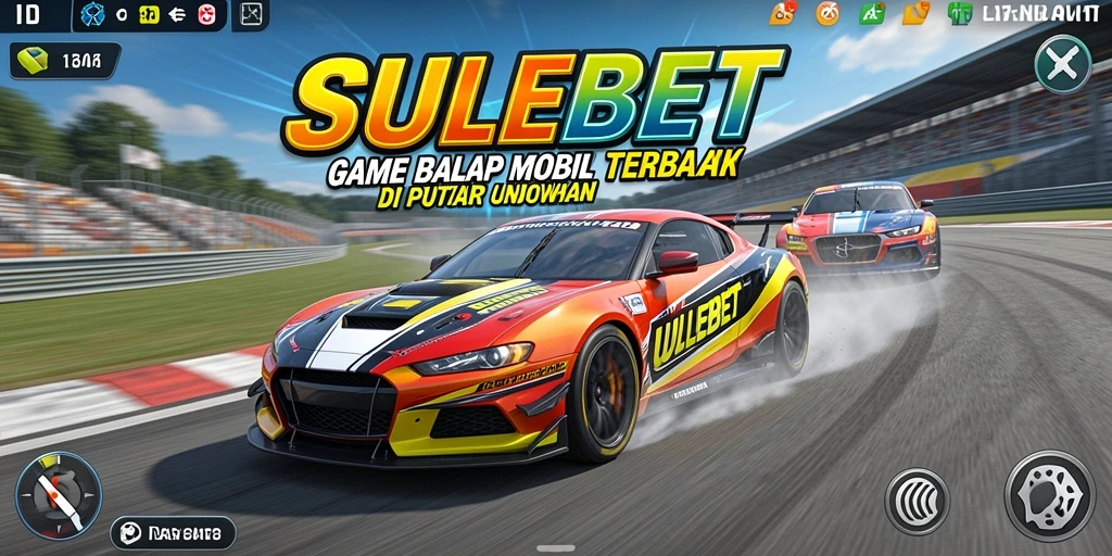 Screenshot utama SULEBET menampilkan aksi balap seru dan grafis canggih.