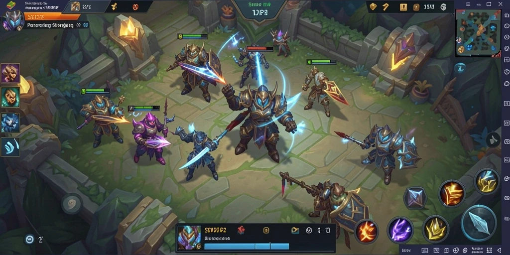 Tampilan gameplay intens dan strategis dalam SVIP2.