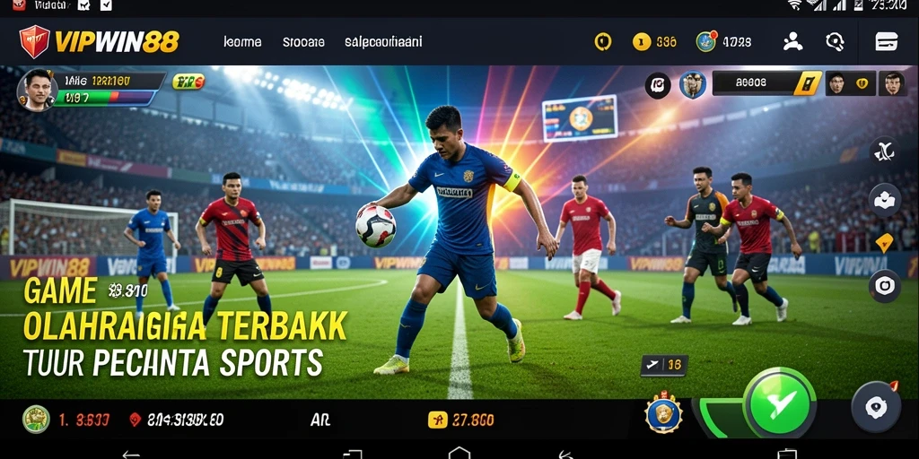 Tangkapan layar utama dari VIPWIN88 menampilkan gameplay menarik di dunia olahraga.