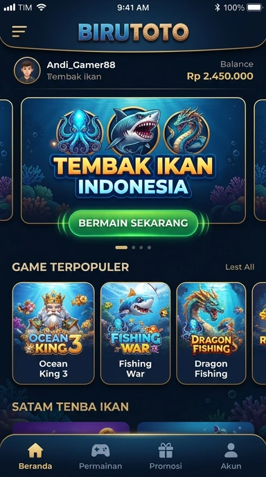 Antarmuka pengguna birutoto yang intuitif dan mudah dinavigasi.